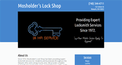 Desktop Screenshot of mosholderslockshop.com
